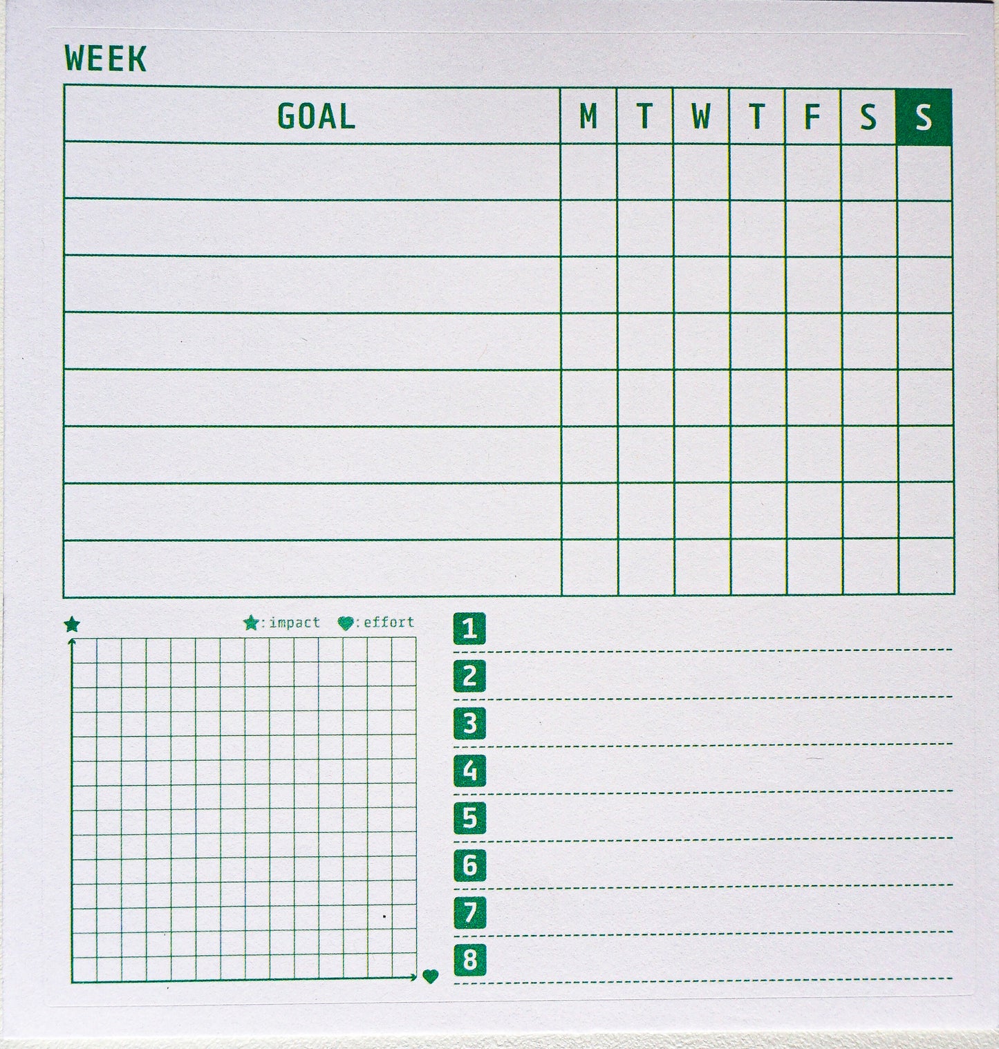 Weekly Goal Tracker